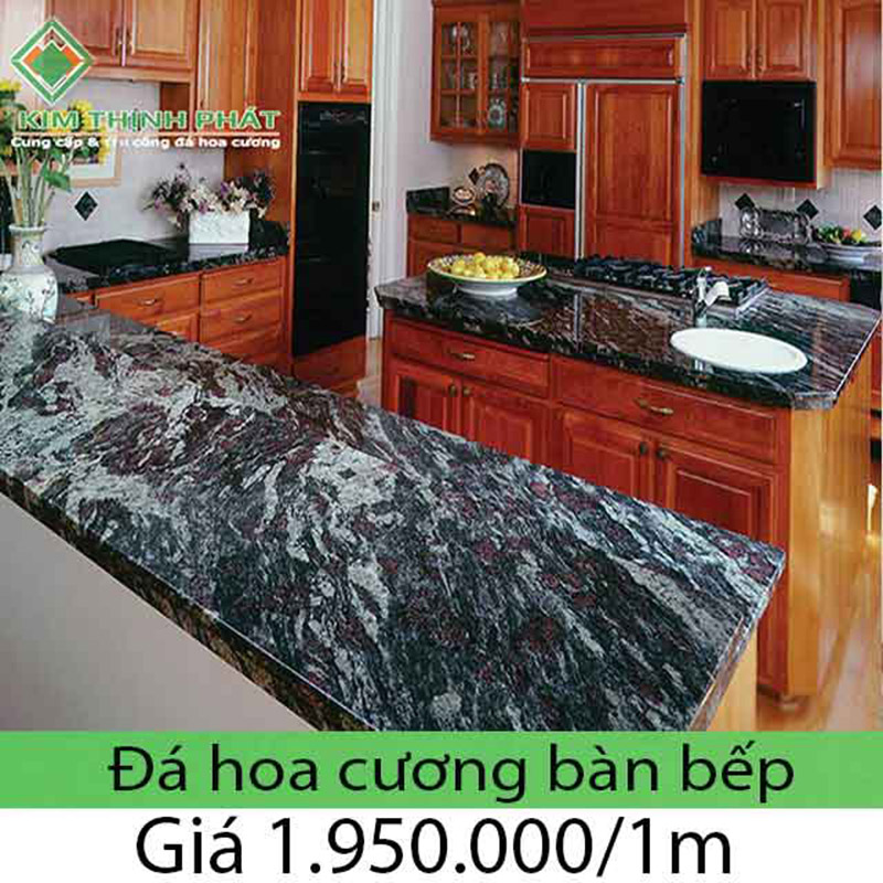 Bếp đá hoa cương thiên nhiên ở đâu giá rẻ sử dụng có tốt không granite