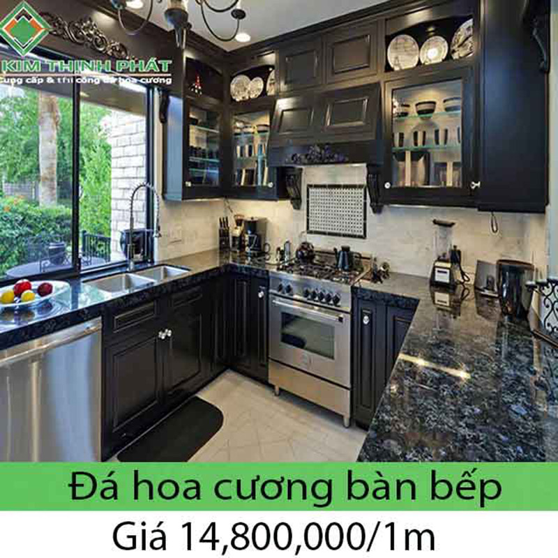 Bếp đá hoa cương thiên nhiên ở đâu giá tốt và uy tín hơn granite