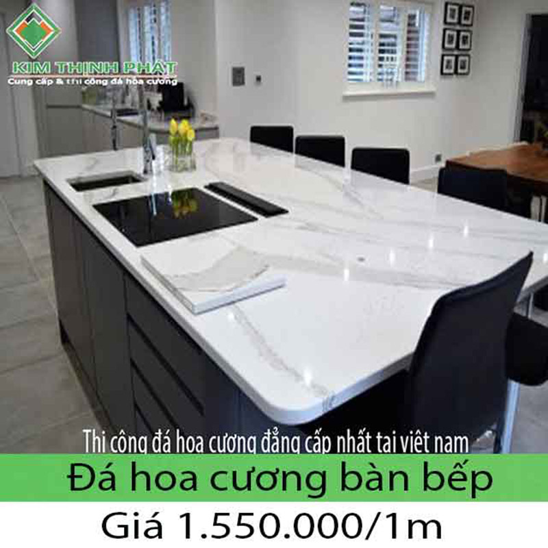 Bếp đá hoa cương thiên nhiên ở đâu giá tốt và uy tín hơn granite