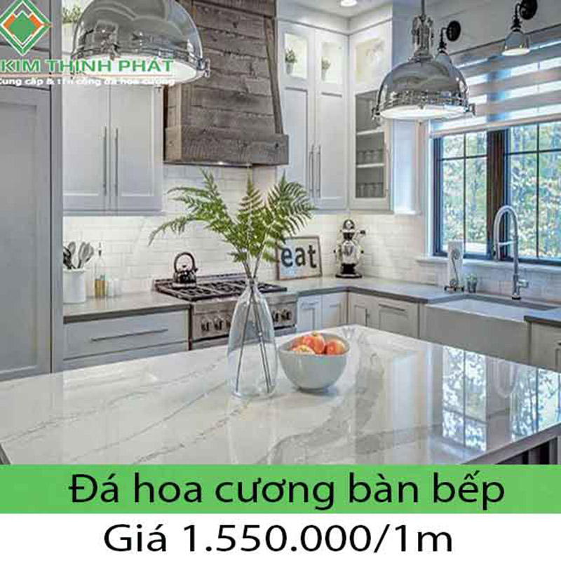 Bếp đá hoa cương thiên nhiên ở đâu giá tốt và uy tín hơn granite