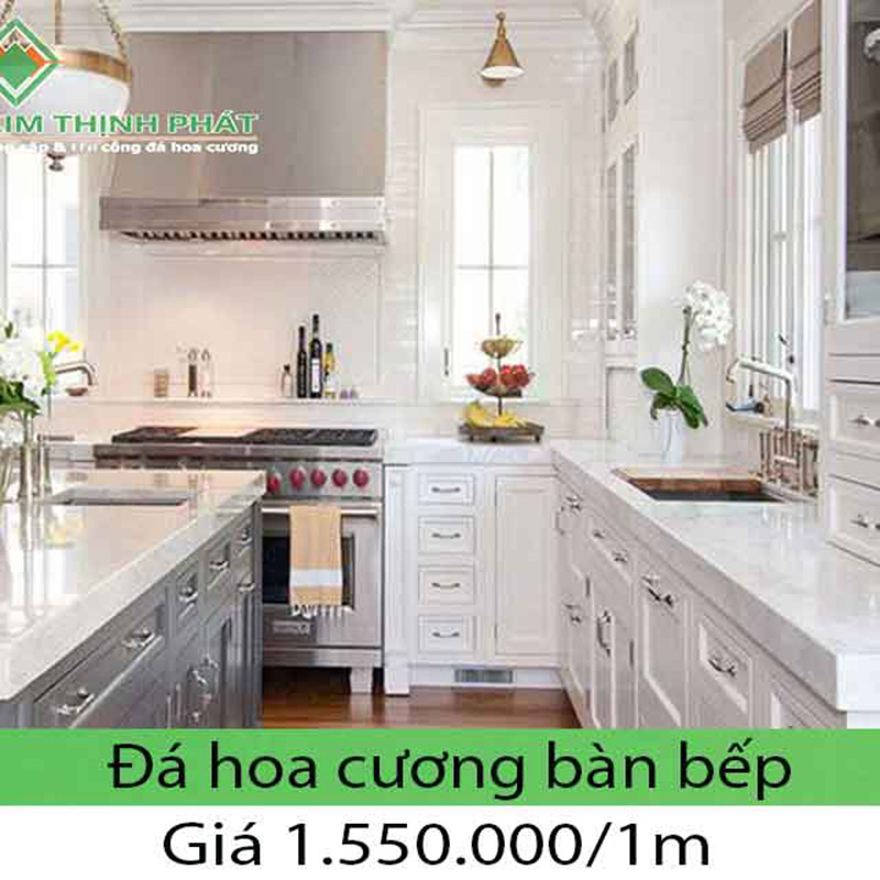 Bếp đá hoa cương thiên nhiên ở đâu giá tốt và uy tín hơn granite