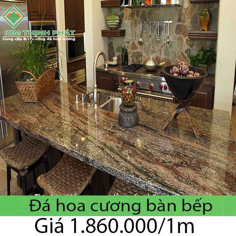 Bếp đá hoa cương thiên nhiên ở đâu giá tốt và uy tín hơn granite