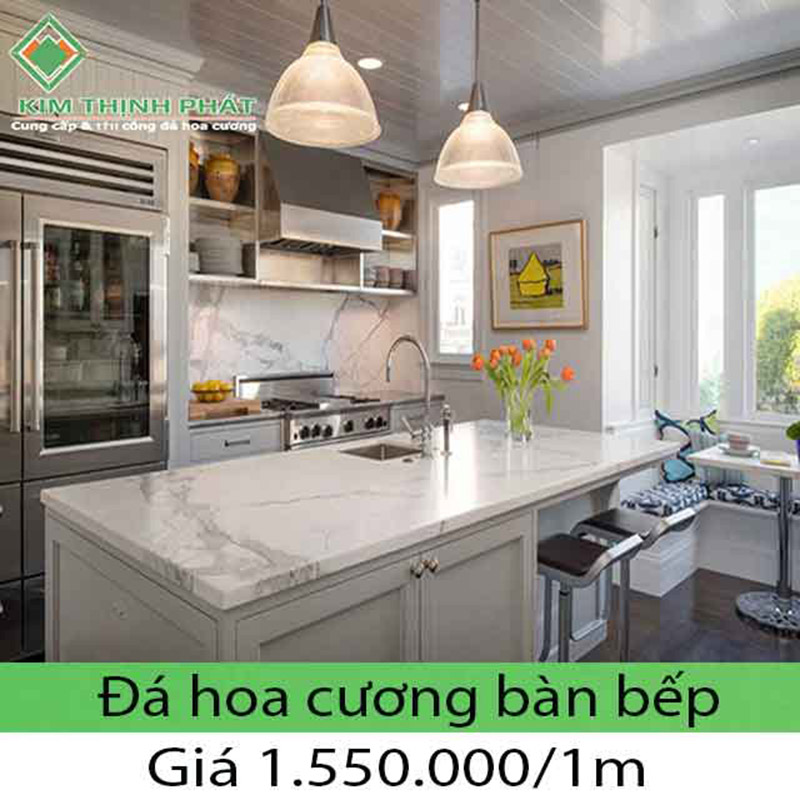 Bếp đá hoa cương thiên nhiên ở đâu giá tốt và uy tín hơn granite