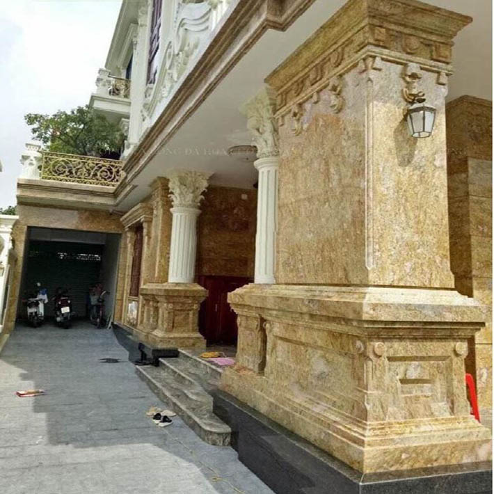 cột đá hoa cương tự nhiên