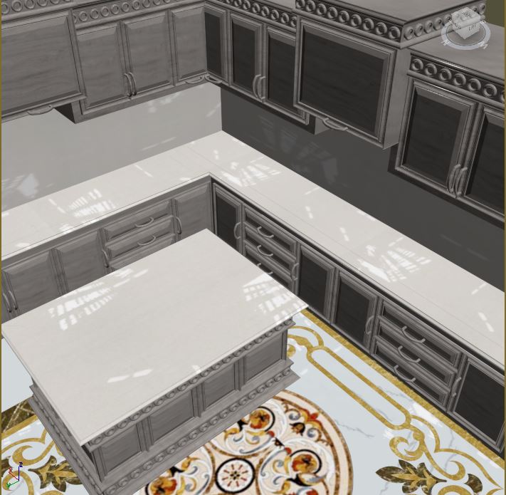 Đá hoa cương bếp rẻ nhất kim thịnh phát lát mặt bếp