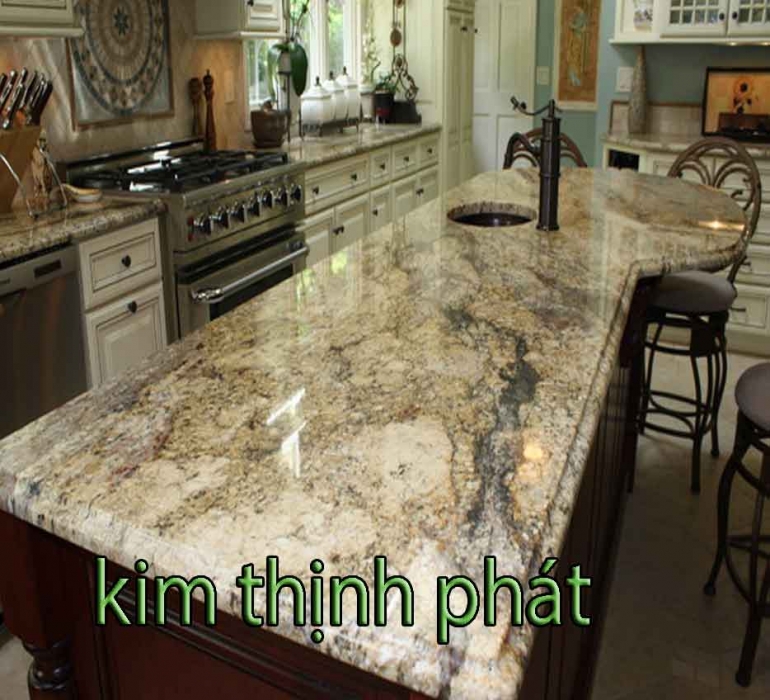 Bếp đá hoa cương 84 giá 200 mẫu đá bàn bếp granite - marble